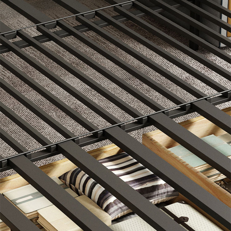 Modern Style 33.46" Wide Sofa Bed Faux Leather Sleeper Sofa with Storage