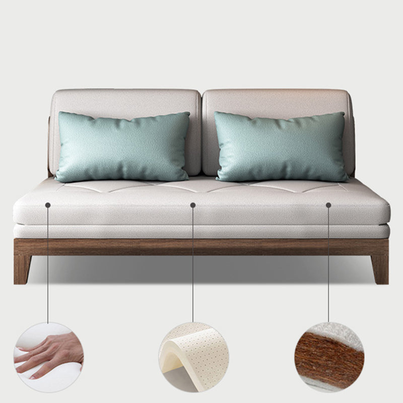 40.15" Wide Sofa Bed Faux leather Sleeper Sofa with Upholstered