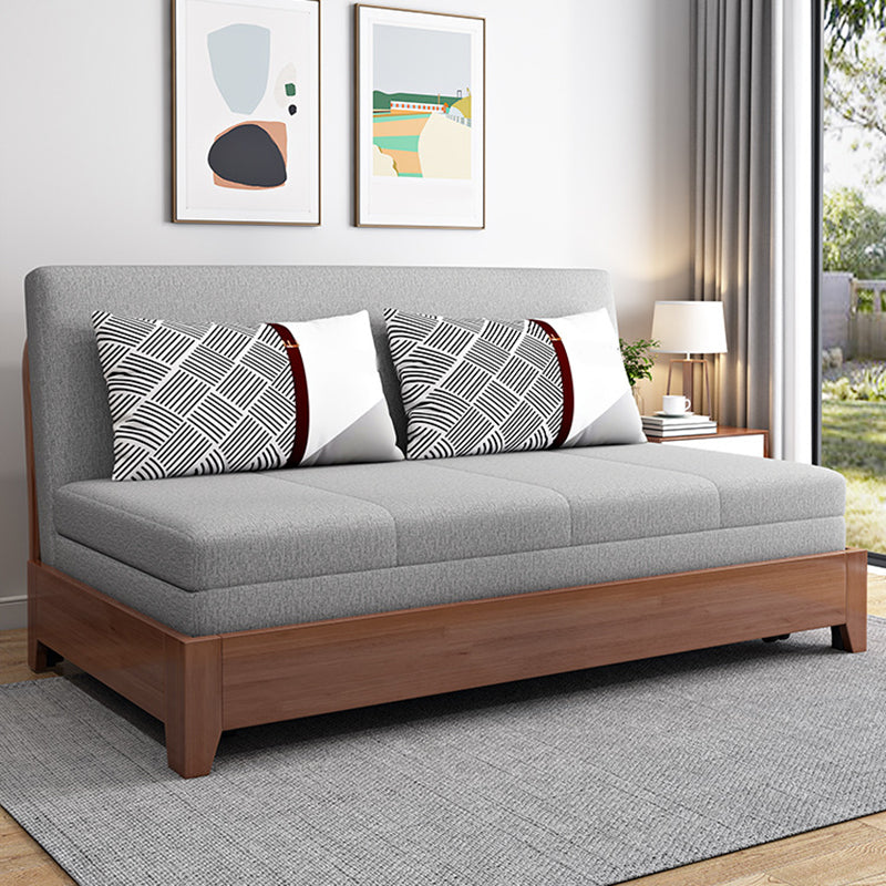 32.28" Wide Sofa Bed Linen Sleeper Sofa with Upholstered and Storage Box