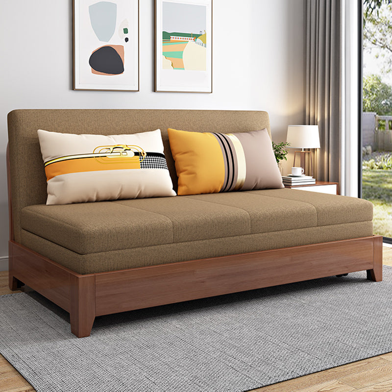 32.28" Wide Sofa Bed Linen Sleeper Sofa with Upholstered and Storage Box