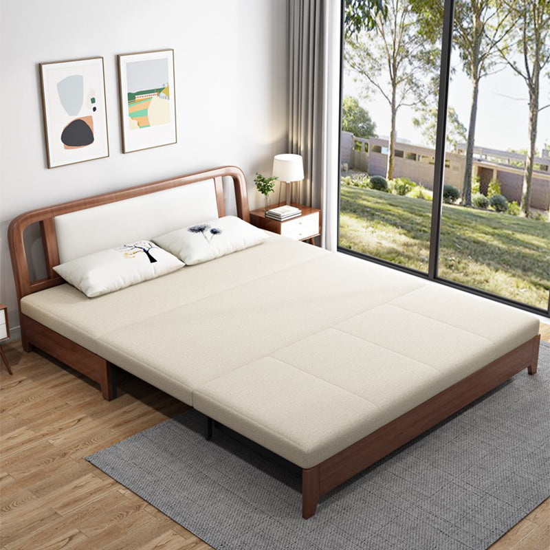 32.28" Wide Sofa Bed Linen Sleeper Sofa with Upholstered and Storage Box