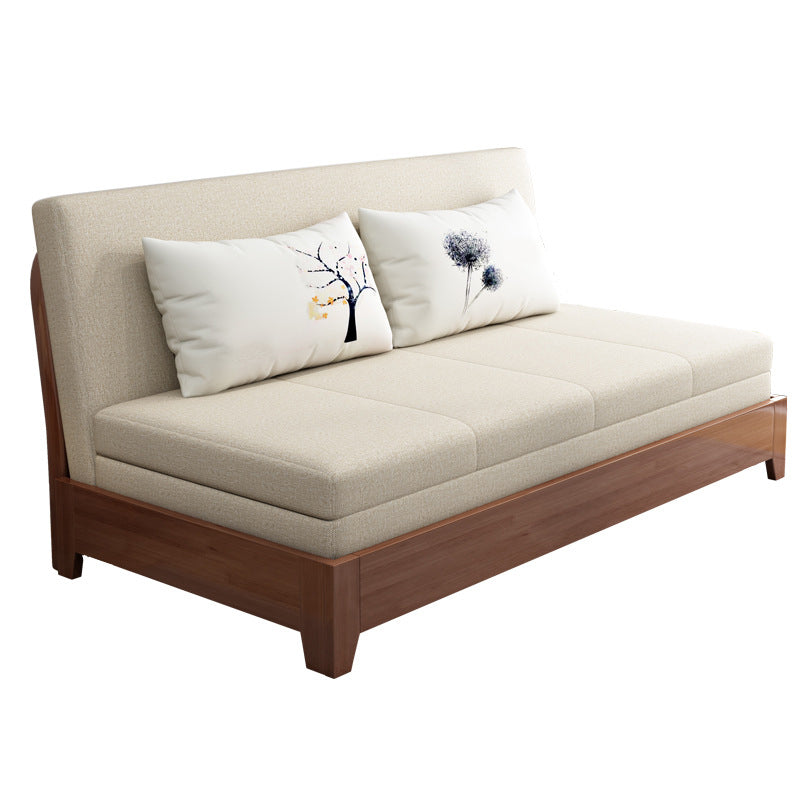 32.28" Wide Sofa Bed Linen Sleeper Sofa with Upholstered and Storage Box