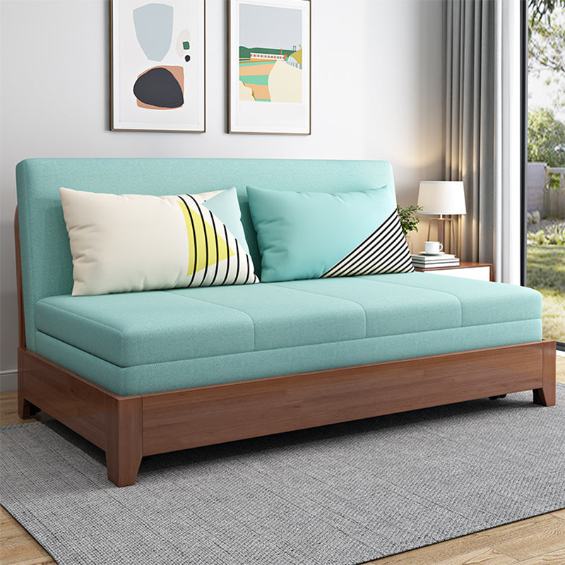 32.28" Wide Sofa Bed Linen Sleeper Sofa with Upholstered and Storage Box