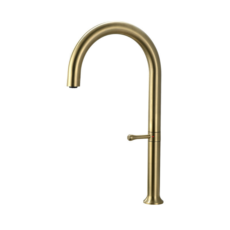 Modern Kitchen Faucet Stainless Steel Single Handle High Arc Kitchen Faucet