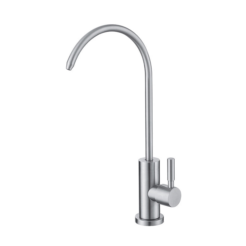 Pull Down 1-Hold Single Handle Kitchen Faucet High Arch Water Filler