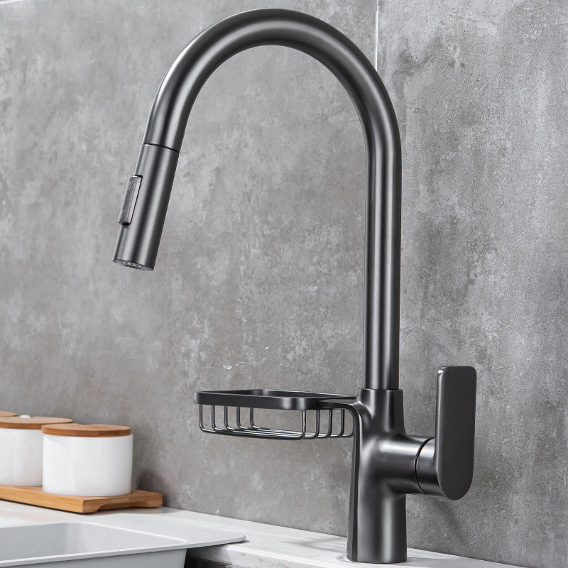 Modern Pull Down Kitchen Faucet Single Handle Faucet with Pull Out Sprayer