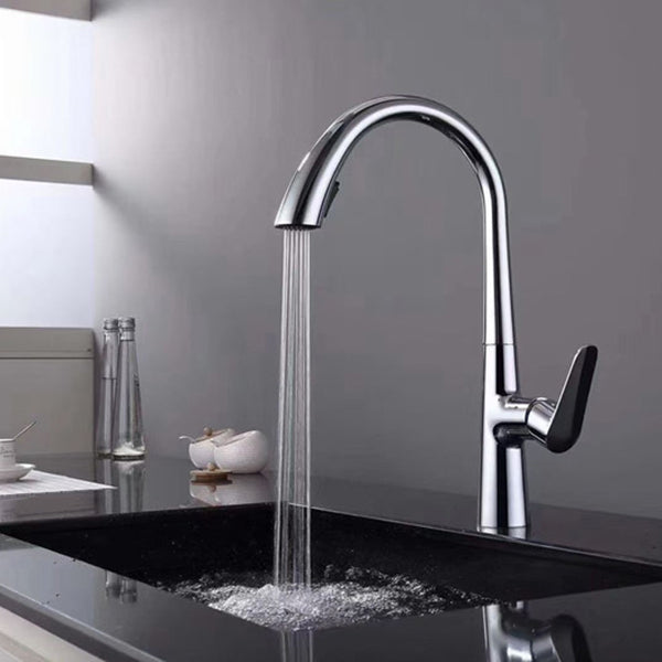 Modern Pull Down Kitchen Faucet Single Handle Faucet with Pull Out Sprayer