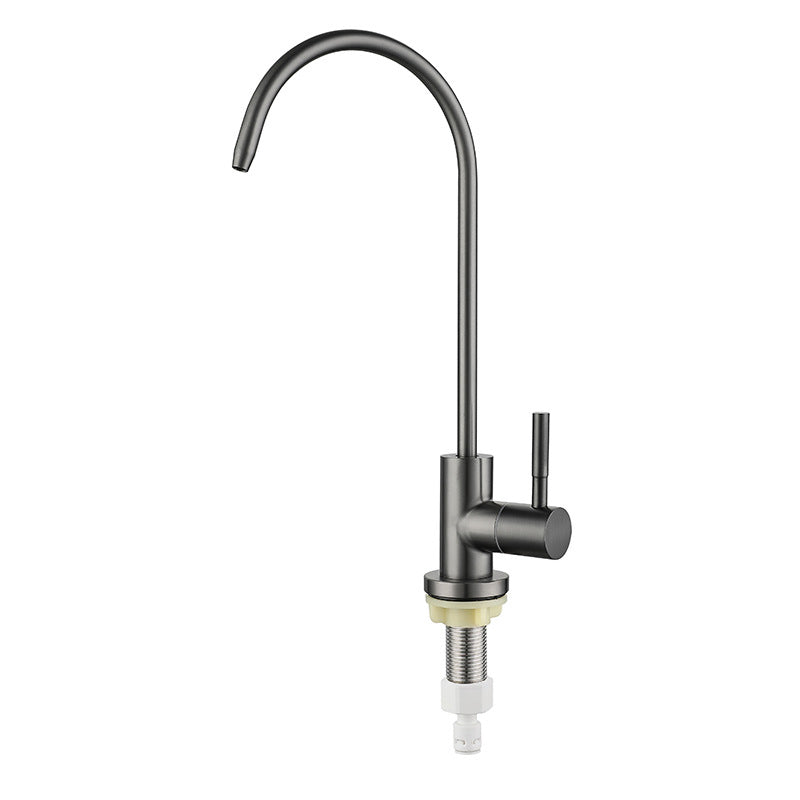 Contemporary Single Handle Kitchen Faucet Pull Down 1-Hold Bar Faucet with No Sensor