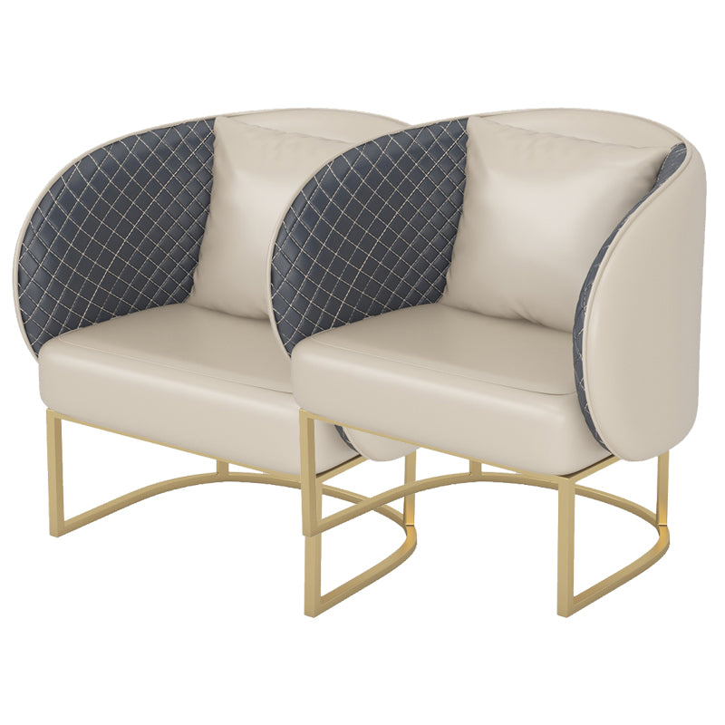 Glam Style Sintered Stone Dining Set Round 1/2/3/4/5 Pieces Dining Table Set for Home Use