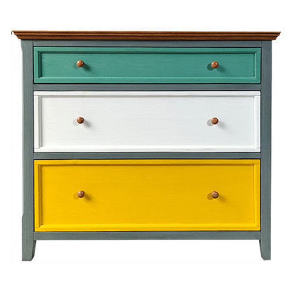 Nautical Bedroom Wooden Storage Chest 16" Wide Chest with Drawers