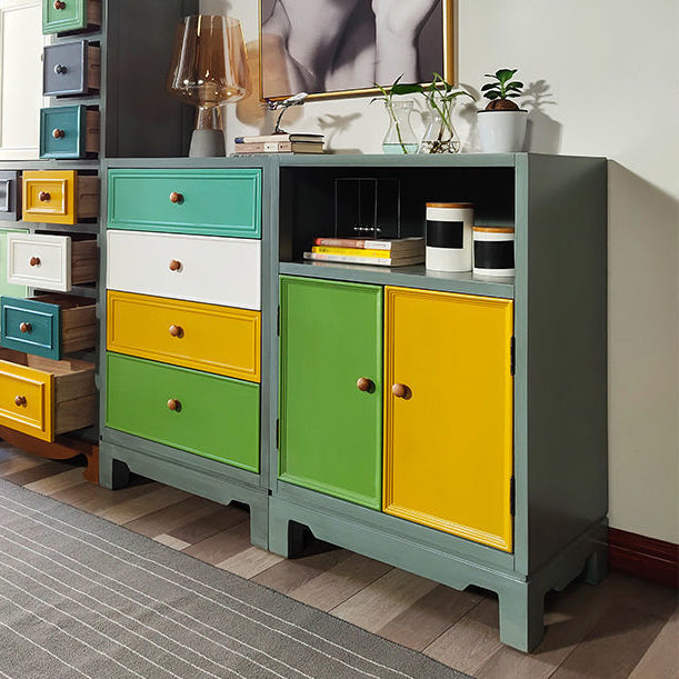 Nautical Bedroom Wooden Storage Chest 16" Wide Chest with Drawers