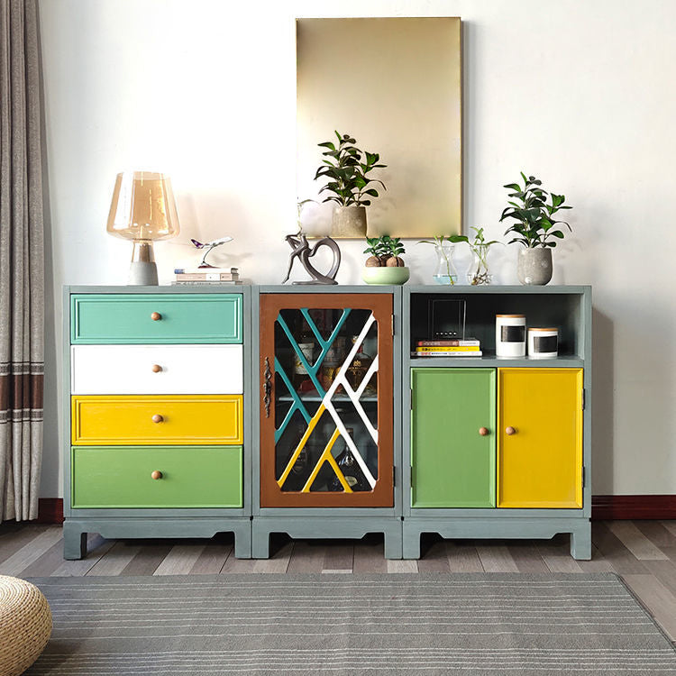 Nautical Bedroom Wooden Storage Chest 16" Wide Chest with Drawers