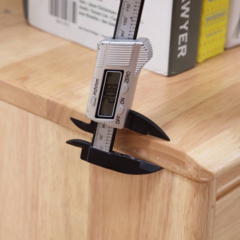 Contemporary Storage Chest Home Rubber Wood Chest with Drawers