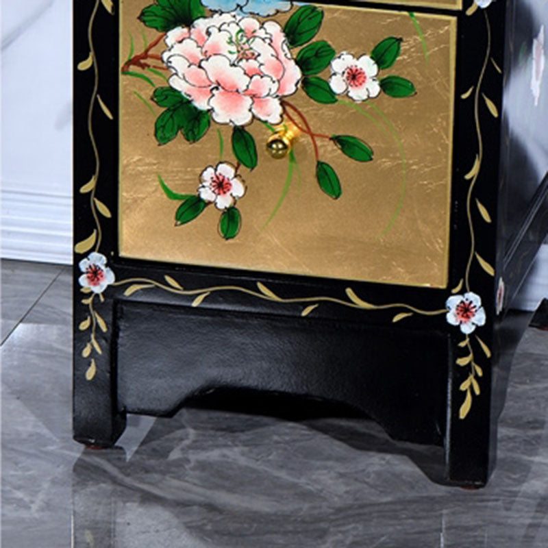 Nautical Bedroom Storage Chest Wooden Vertical Chest with Drawers