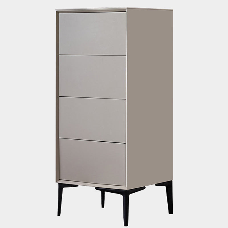 Solid Wood Modern Storage Chest Vertical Dresser without Mirror