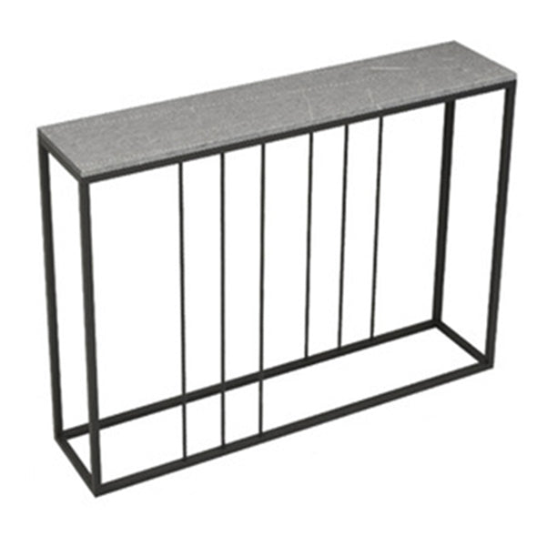 Modern Rectangle Console Table 31.5-inch Tall Iron Accent Table