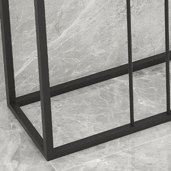 Modern Rectangle Console Table 31.5-inch Tall Iron Accent Table