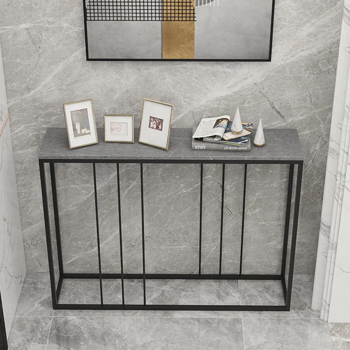 Modern Rectangle Console Table 31.5-inch Tall Iron Accent Table