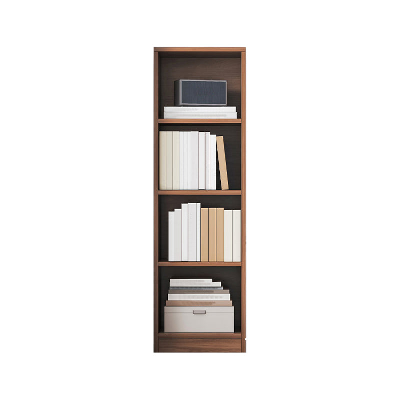 Engineered Wood Shelf Bookcase Standard Modern Bookshelf with Closed Back