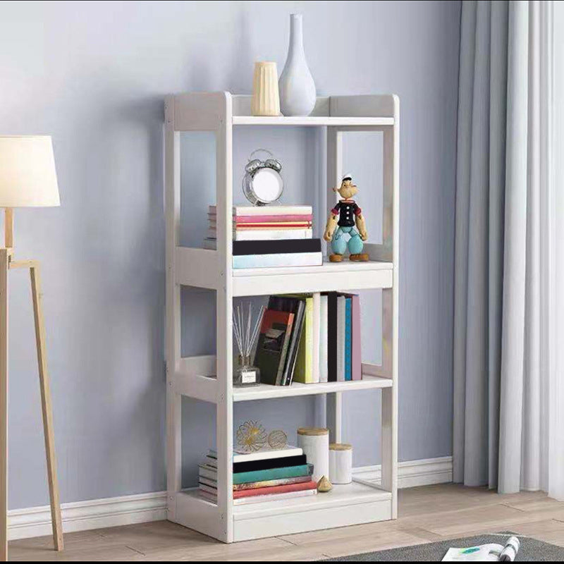 Etagere Contemporary Bookcase Wooden Bookshelf with Rectangular Shelves