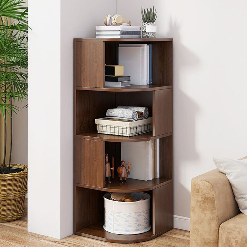 Urban Bookcase Engineered Wood Closed Back Shelf Bookcase for Living Room