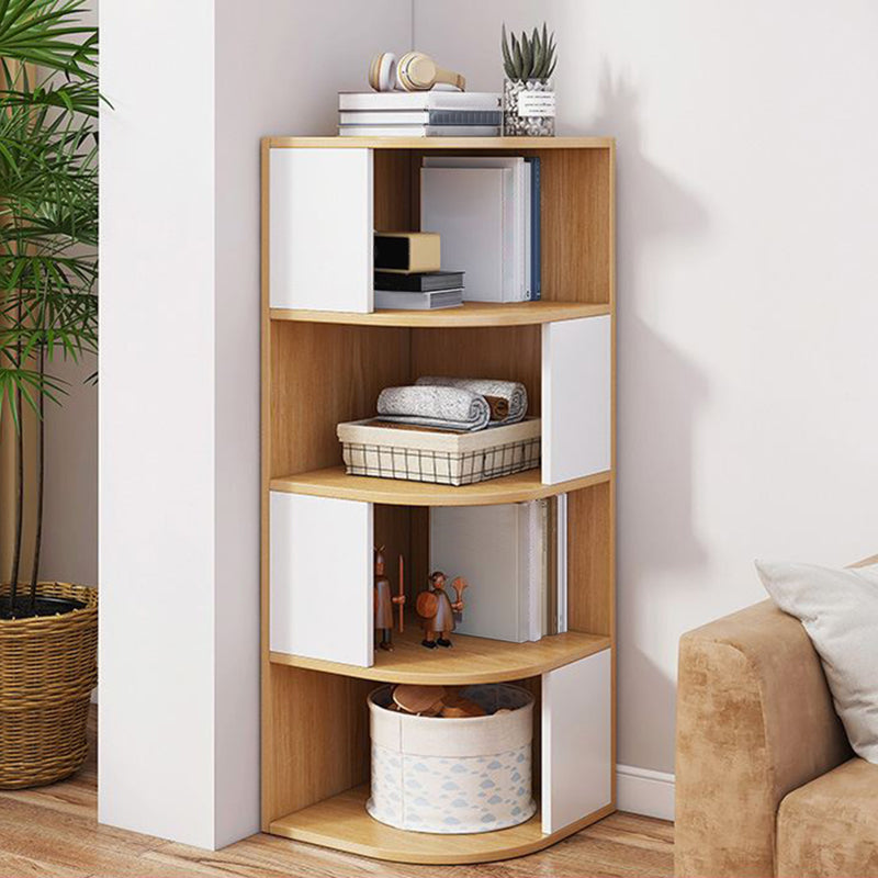 Urban Bookcase Engineered Wood Closed Back Shelf Bookcase for Living Room