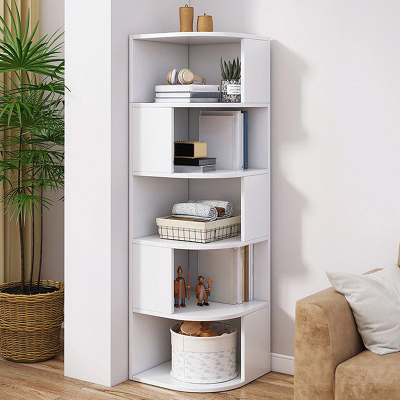 Urban Bookcase Engineered Wood Closed Back Shelf Bookcase for Living Room