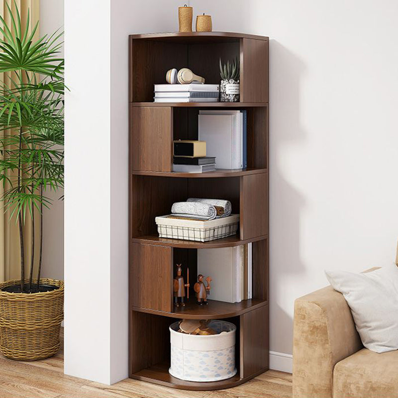 Urban Bookcase Engineered Wood Closed Back Shelf Bookcase for Living Room