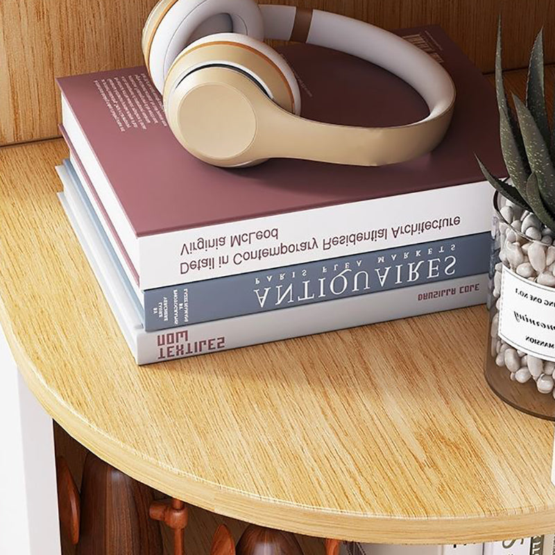 Urban Bookcase Engineered Wood Closed Back Shelf Bookcase for Living Room