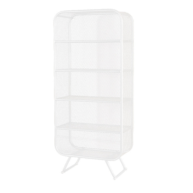 Etagere Closed Back Shelf Bookcase Vertical Metal Book Shelf for Home