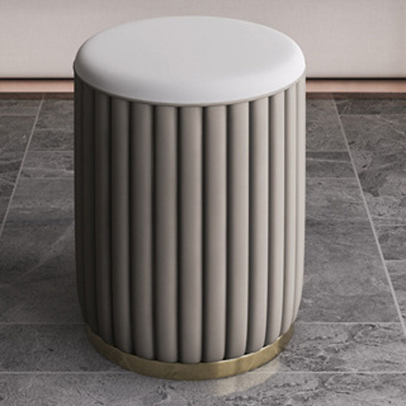 Contemporary Bedroom with Makeup Table and Stool Double Drawers Make-up Vanity