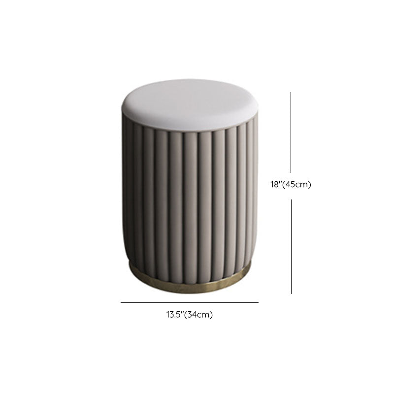 Contemporary Bedroom with Makeup Table and Stool Double Drawers Make-up Vanity