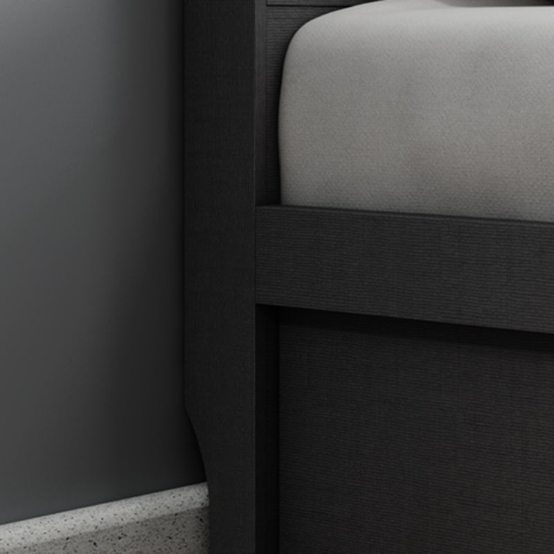 Modern & Contemporary Standard Bed Storage Bed Frame with Headboard