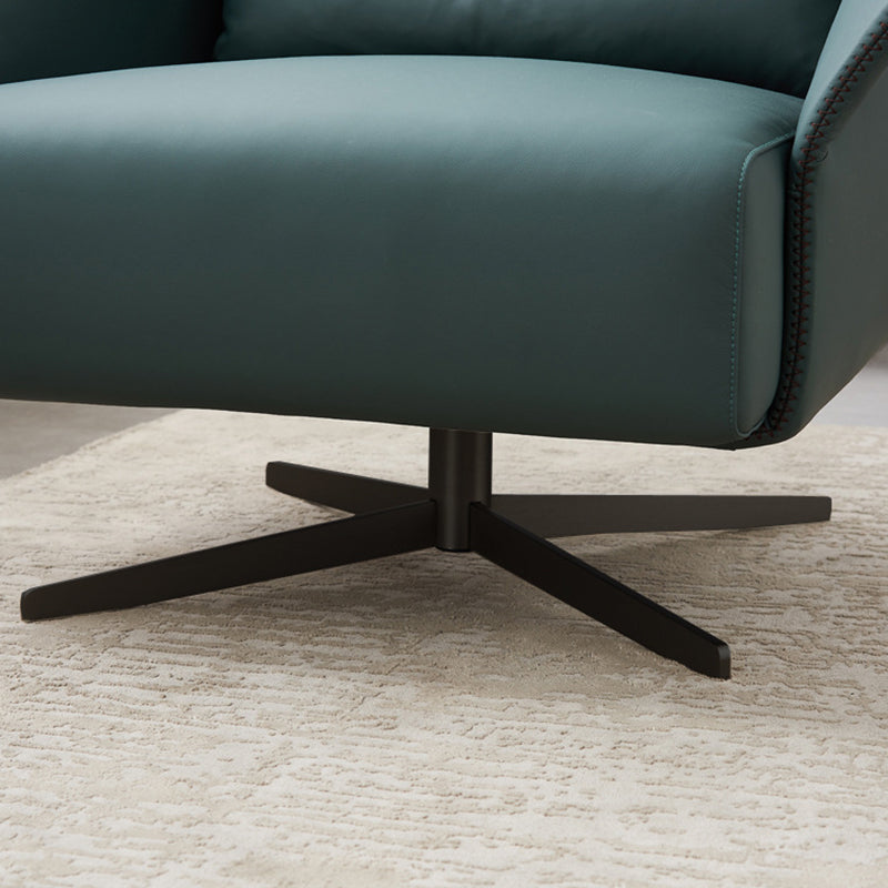 32.68" Long Flared Arms Chair 4-Star Leg Accent Armchair for Living Room