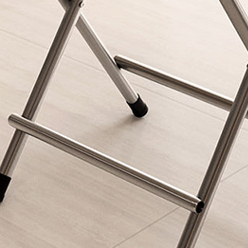 Wooden and Metal Table Mid-Century Modern Style Minimalist Home Dining Table