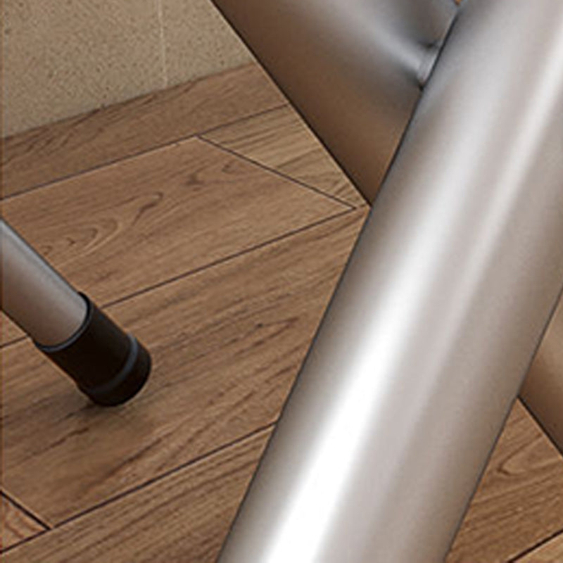 Wooden and Metal Table Mid-Century Modern Style Minimalist Home Dining Table