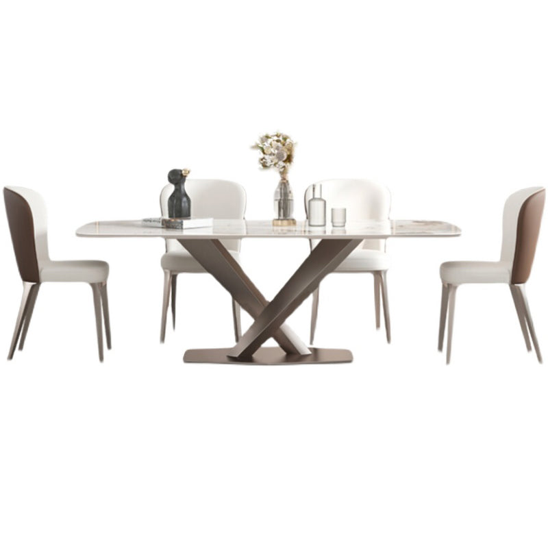 Luxury Sintered Stone Kitchen Table Rectangle Home Kitchen Desk