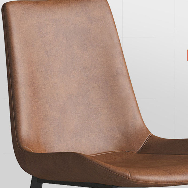 Solid Back Side Chair Industrial Dining Room Chair for Dining Room