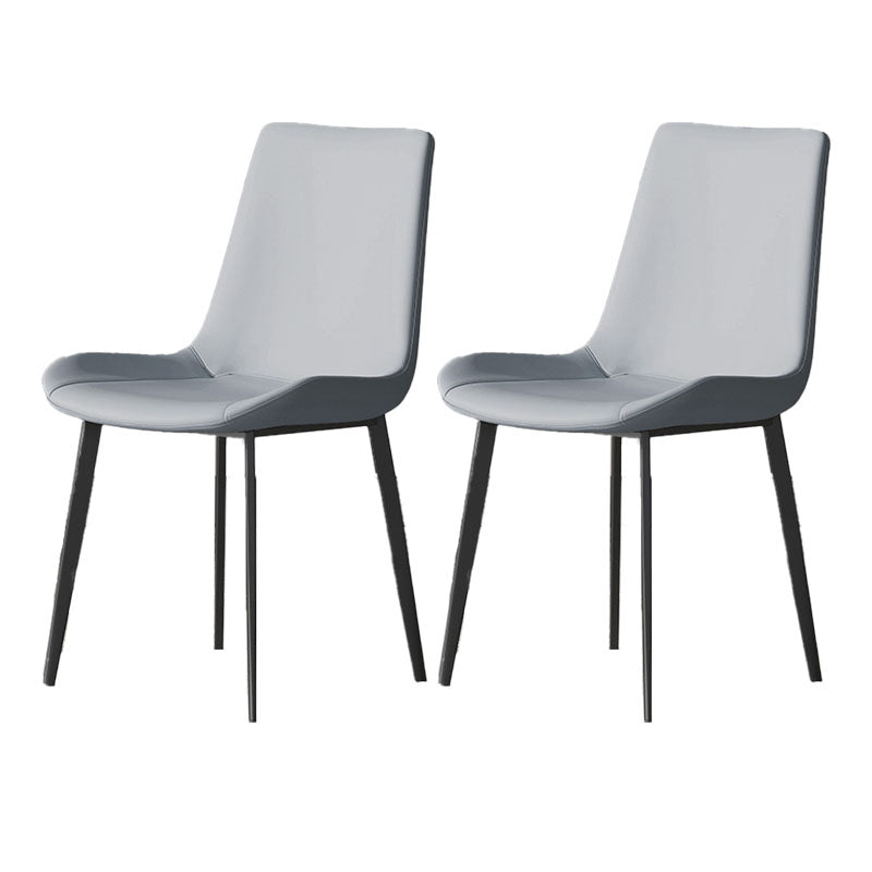 Solid Back Side Chair Industrial Dining Room Chair for Dining Room