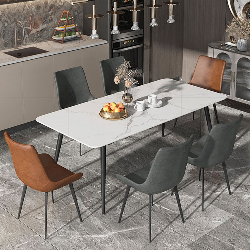 Solid Back Side Chair Industrial Dining Room Chair for Dining Room