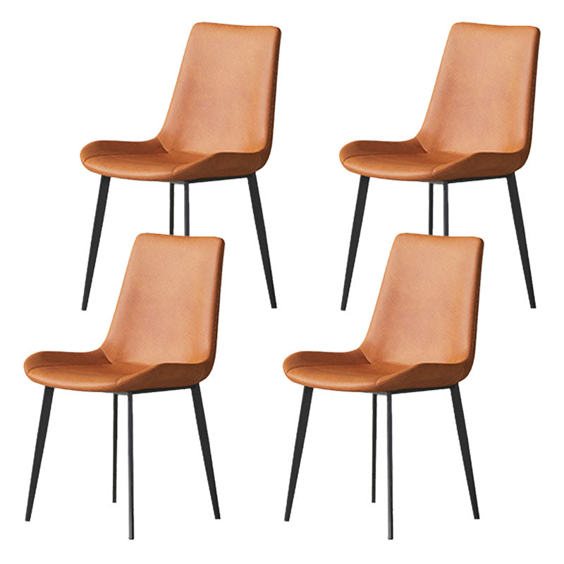 Solid Back Side Chair Industrial Dining Room Chair for Dining Room