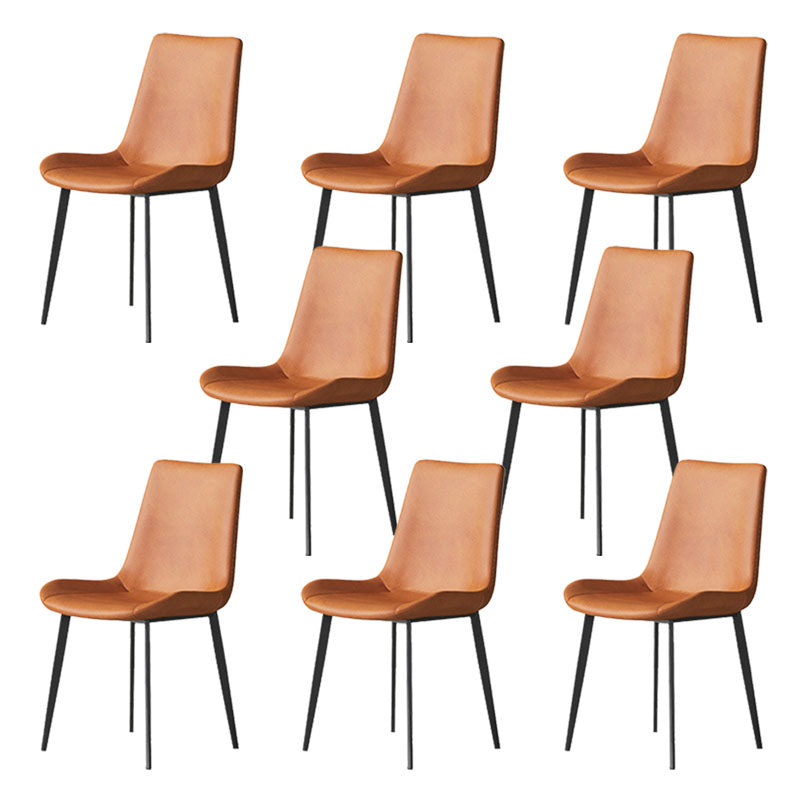 Solid Back Side Chair Industrial Dining Room Chair for Dining Room