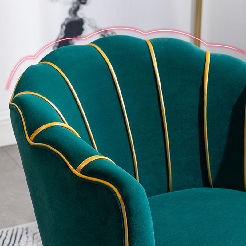 Scandinavian Upholstered Armless Dining Chairs Solid Back Chairs for Home