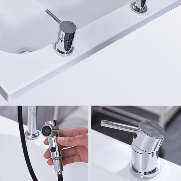 Matte Finish Acrylic Rectangular Bathtub Modern Soaking Freestanding Tub