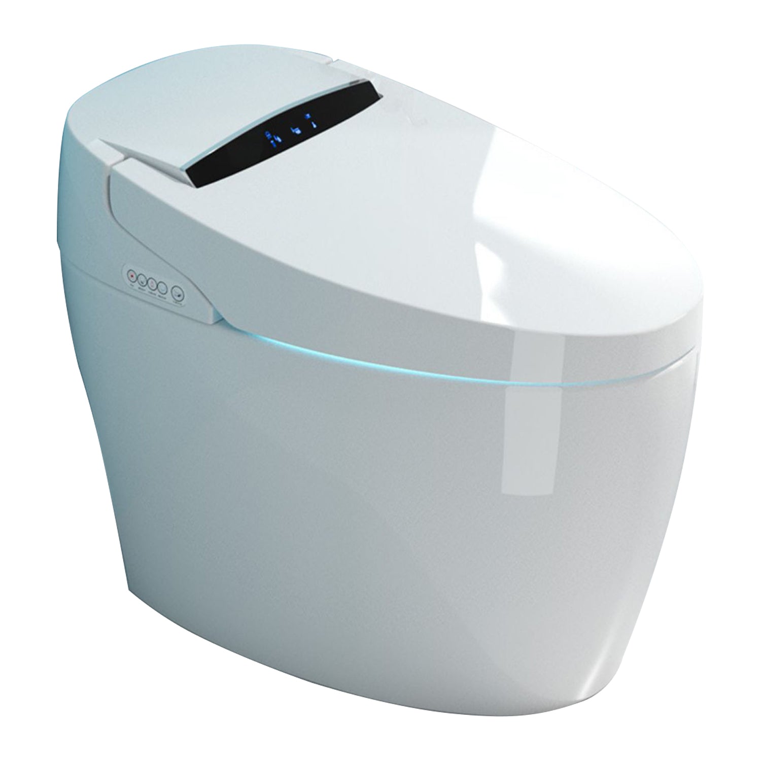 Porcelain Floor Mounted Toilet One-Piece Toilet Modern Toilet Bowl