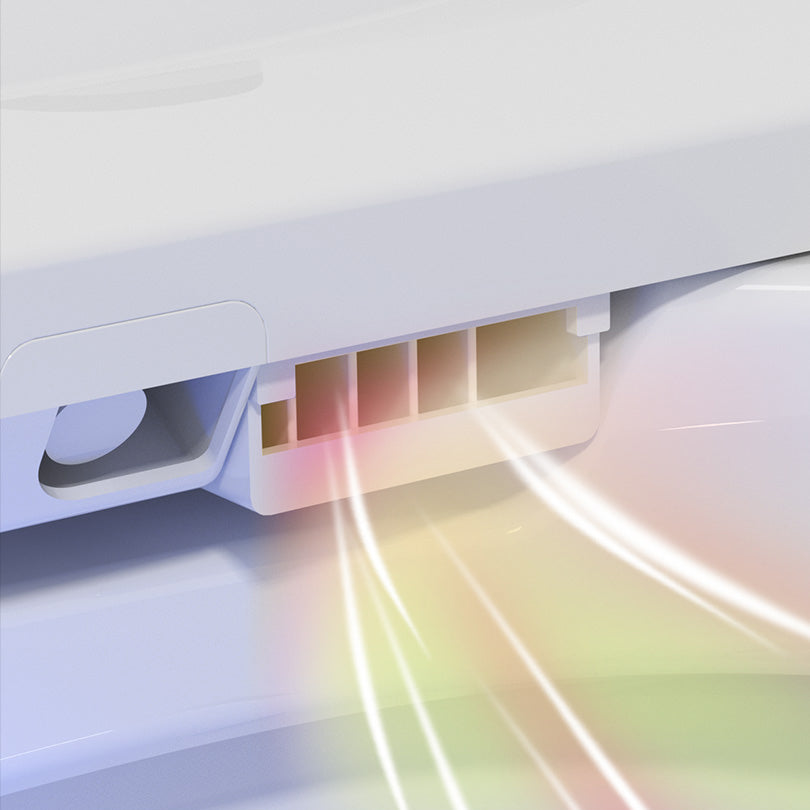 Porcelain Floor Mounted Toilet One-Piece Toilet Modern Toilet Bowl