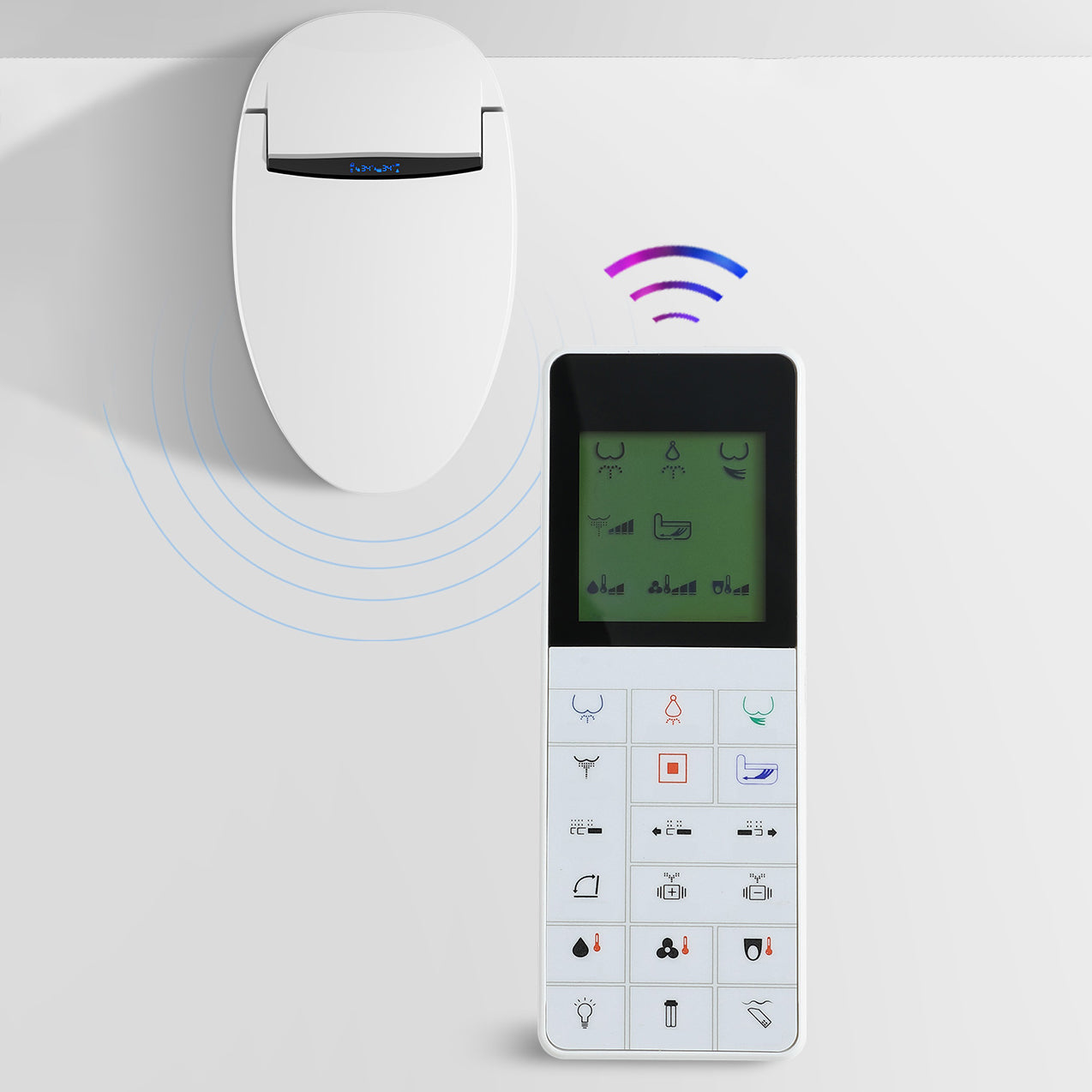 Porcelain Floor Mounted Toilet One-Piece Toilet Modern Toilet Bowl