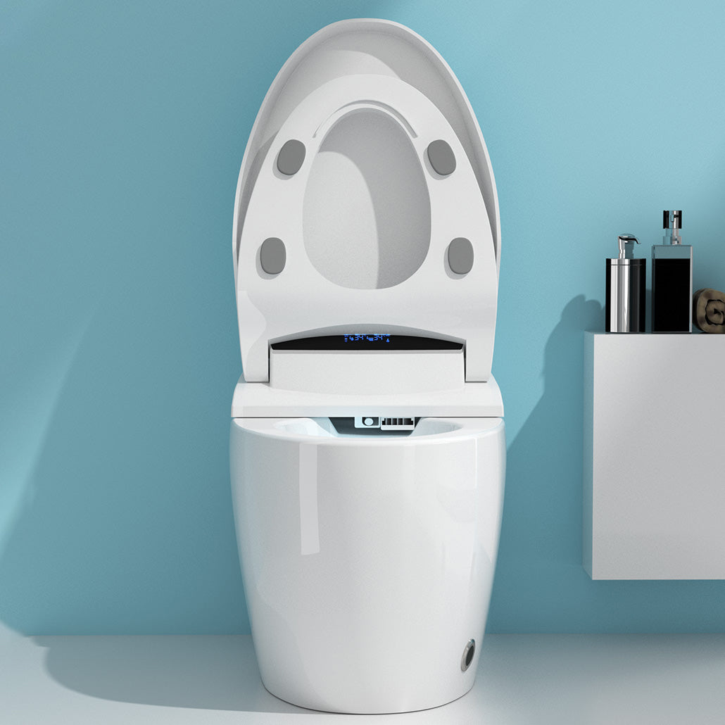 Porcelain Floor Mounted Toilet One-Piece Toilet Modern Toilet Bowl