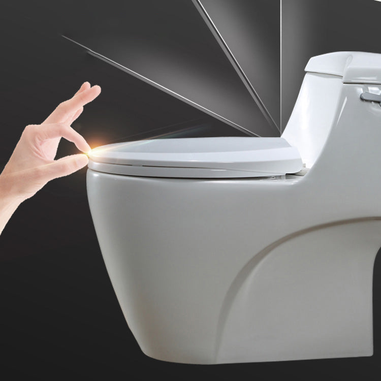 Modern Siphon Jet Toilet Bowl Cotton White Bidet Toilet with Seat for Bathroom