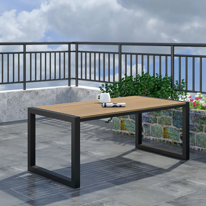 Modern Metal Dining Set 1/3/7 Piece Reclaimed Wood Dining Table Set